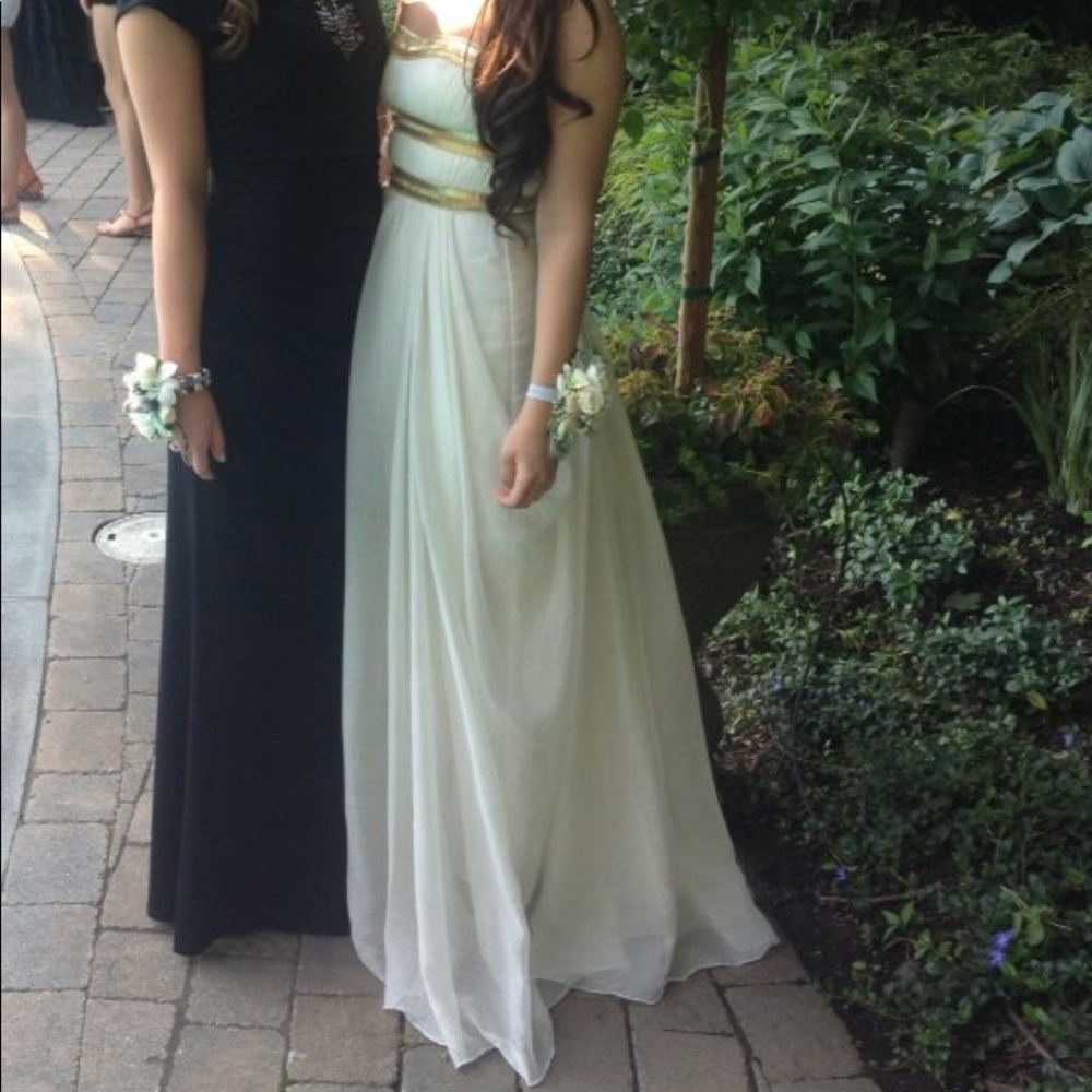 Gorgeous Ivory & Gold Gown